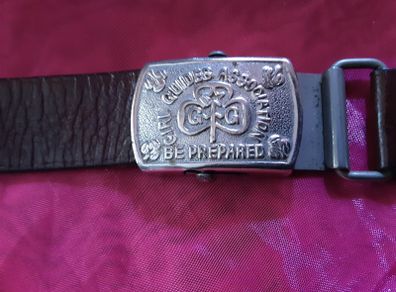 1929 girl guide belt: are you prepared,