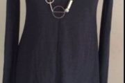 top H&amp;M longline top with scoop neckline