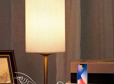 FREE P&PTouch Bedside Lamps, Dimmable USB Table Lamp with 2 USB Charging Ports  (Bulb Included)