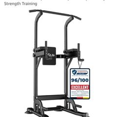DH FitLife Power Tower | Pull-Up Bar & Dip Station (Like New!)