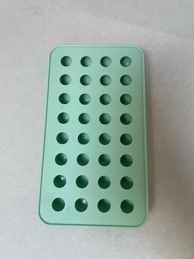 IKEA Colander + ice ball tray
