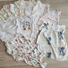 Set bundle of dress, bodysuits, pyjama