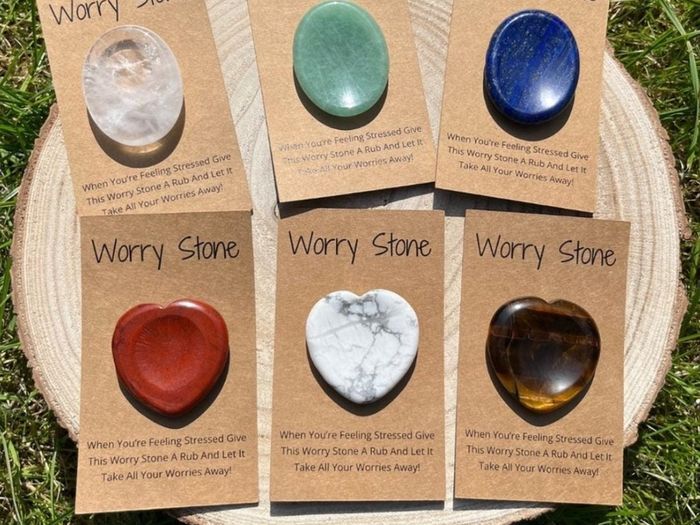 Worry Stones Gemstone Crystal Pocket Fidget Anxiety