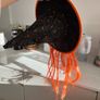 Halloween witch hat with hair Image 3