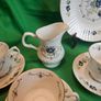 Vintage Royal Tara Blue Corn Flower / Blue Cornflower Tea Set | Fine Irish Bone China with Gold Trim Image 9