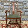 Arts and Crafts Oak Armchair. Image 2