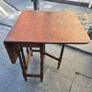 Sturdy strong Folding gateleg Antique Vintage  Arts&Crafts folding side Table Image 10