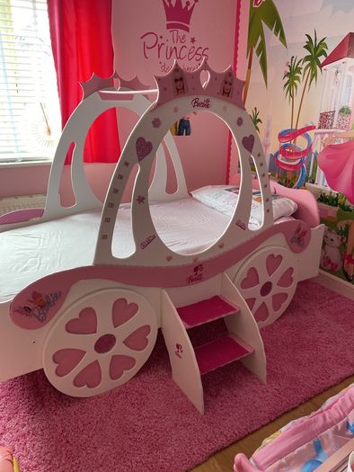 princess carraige bed