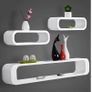 BRAND NEW Decorative Floating Shelves Set of 3 Large, Medium and Small Screws and Anchors for Bedroom, Living Room and more Image 2