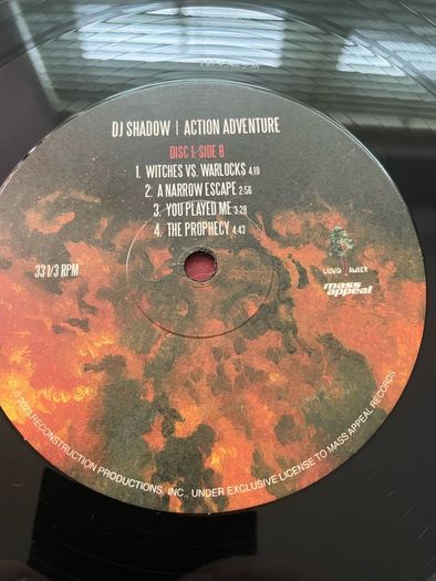 DJ Shadow - Action Adventure - 2 x 12" Vinyl LP - 2023 Mass Appeal Records