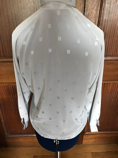 Grey Long Sleeve Blouse - Size 12