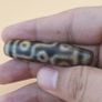 Vintage 9 Eyes Himalayan Tibetan Agate Dzi Bead Amulet Image 6