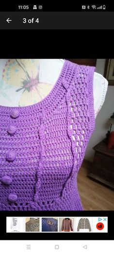 Lilac knitted top. New with tags.
