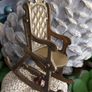 Vintage brass rocking chair Image 6
