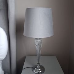 2 x grey lamps