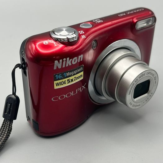 Nikon Coolpix A10 16.1MP Digital Camera Red