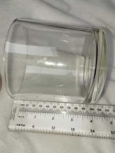 Glass Votive Candles holders with Rathbourne Candles x 4
