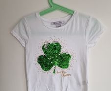 Girls 5-6yrs St Patrick's Day tee