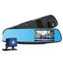 Full HD 1080P DVR In-Car Rear View Mirror 4.3" Monitor Dash Cam Recorder Camera Dual lens Reversing Cam Image 4