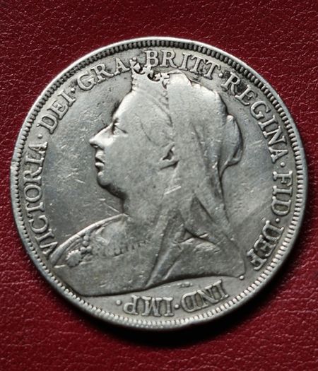 Beautiful 1893 Queen Victoria Silver (LVll) Crown