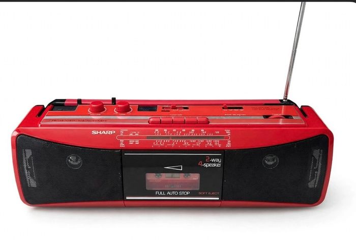 vintage 1980s Sharp Boombox