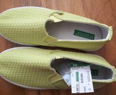Benetton Sneakers light green for girls, size EU 30