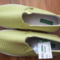 Benetton Sneakers light green for girls, size EU 30