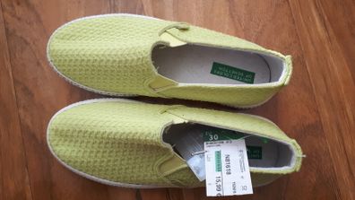 Benetton Sneakers light green for girls, size EU 30