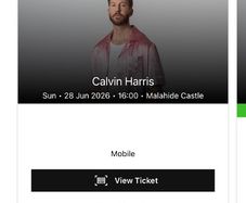 x2 Calvin Harris Tickets