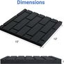 NEW SALE | Sound Proofing Panels, Brick Shaped Soundproofing Foam Panels, 12 Pack Acoustic Wall Panels for Room, Podcast, Recording, Studio Treatment Image 5