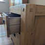 Solid Oak Bedside Locker Image 3