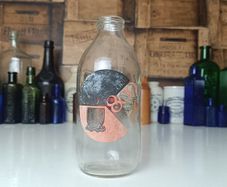 469 - Cork Milk Producers 800th Anniversary of Cork City Collectible Decorative Milk Bottle
