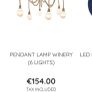 Cristol Record Winery x 6 light pendant Image 4