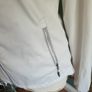 New Balance White Zip Up Jacket ( hoodie) with grey trim - Size S Image 3