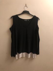Nina Leonard shoulderless top (3XL)