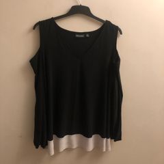 Nina Leonard shoulderless top (3XL)