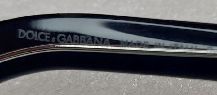 Italian Glamour  Dolce  Gabbana Retro Statement Frames