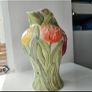 Vintage Fitz & Floyd Omnibus ceramic tulip pitcher 64oz Image 2