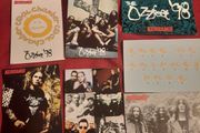 OZZFEST 1998 Postcard Pack (Ozzy/Slayer/Black Sabbath/Pantera)