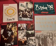 OZZFEST 1998 Postcard Pack (Ozzy/Slayer/Black Sabbath/Pantera)