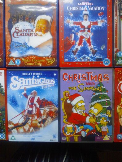Christmas DVD movie collection Polar Express, Elf, Muppets, Disney, Christmas Carol, Santa Clause etc