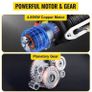 Electric Winch 13500 LBS/ 6123KG 12V 27M/92FT Synthetic Tow Rope Image 3