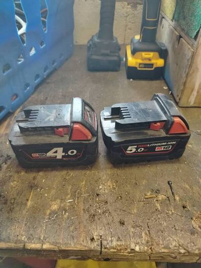 Milwaukee M18 batteries