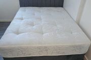 Double Bed And Mattress Having Headboard