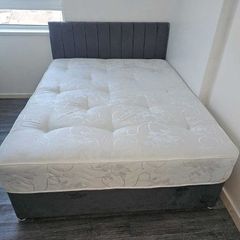 Double Bed And Mattress Having Headboard