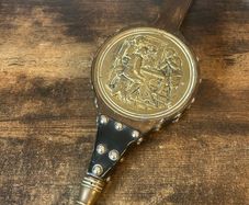 Vintage Wooden Fireplace Bellows