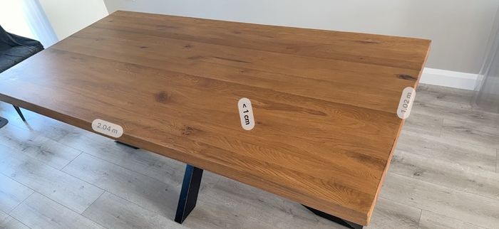 SOLID OAK dining table