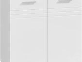 _Vanity unit, bathroom cabinet with double door, bathroom cabinet, adjustable shelf, softly closing hinges, for the bathroom, 60 x 30 x 63 cm, white