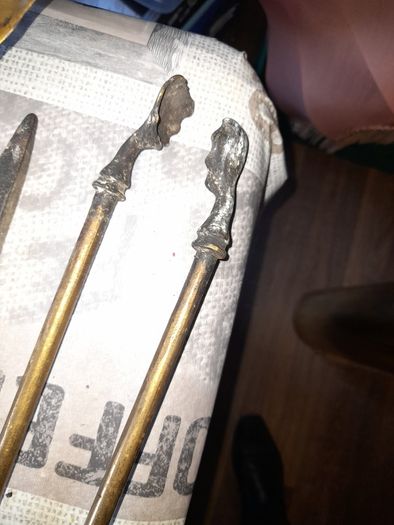 Beautiful Old Large Brass Fire Irons Shovel, Poker, Tongs, and a Brush, Postage Available or Collection on all my items