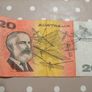 Rare Vintage Australian Paper 20 Note. Iconic Aviation History (1980s/90s) Image 2